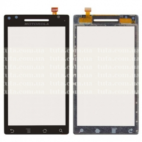 Сенсорный экран (тачскрин) для Motorola A855 Droid, черный